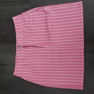 Pink Jean Skirt